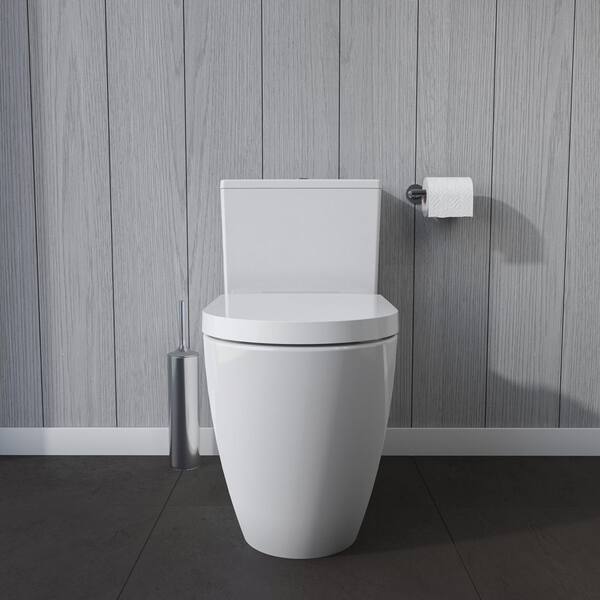 Duravit 1-Piece 0.92 GPF Dual Flush Elongated Toilet in