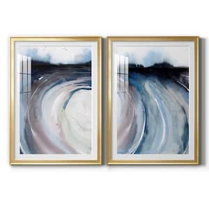 Geode Valley I by Wexford Homes 2 Pieces Framed Abstract Paper Art Print 26.5 in. x 36.5 in.