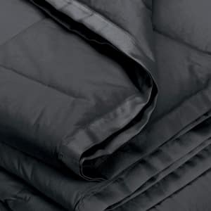 LaCrosse LoftAIRE Down Alternative Charcoal Gray Cotton Full/Queen Blanket