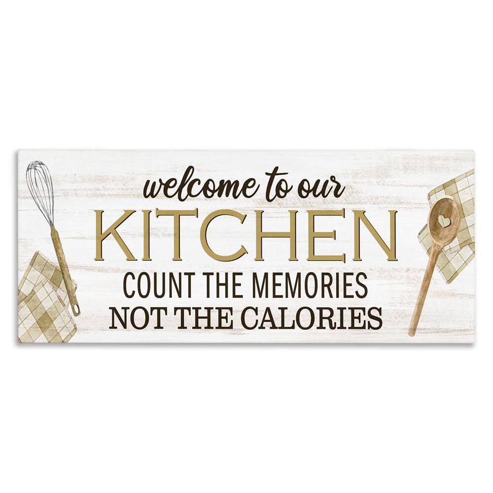 Count Memories Not Calories by Kim Allen Unframed Graphic Art Print Food 30 in. x 13 in. price history on PriceWatchPro