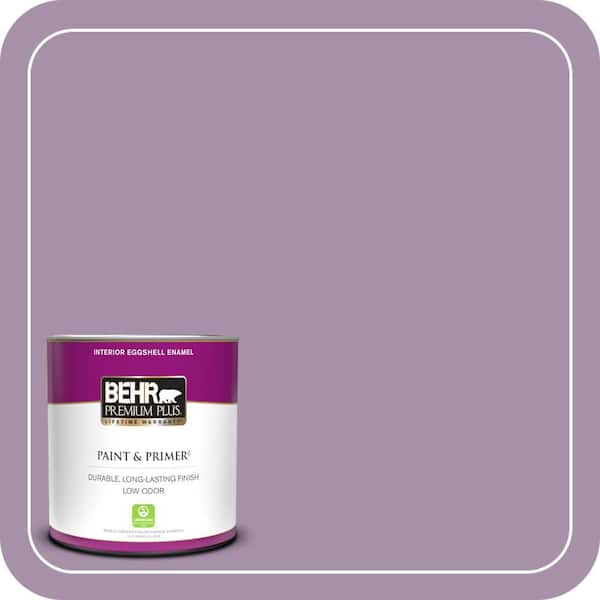BEHR PREMIUM PLUS 1 qt. #MQ5-33 Uptown Girl Eggshell Enamel Low Odor Interior Paint & Primer