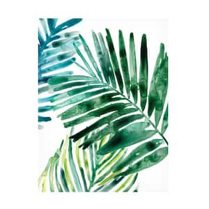 "Tropical Leaf Medley II" by June Erica Vess Hidden Floater Frame Nature Art Print 32 in. x 24 in.