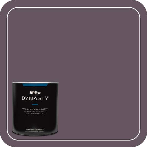 BEHR DYNASTY 1 qt. #690F-7 Indulgent Satin Enamel Interior Stain-Blocking Paint & Primer