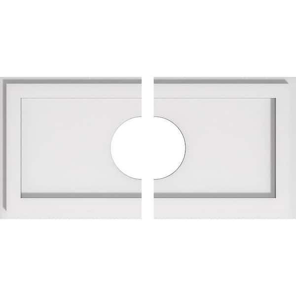 Ekena Millwork 1 in. x 18 in. x 9 in PVC Medallion Moulding