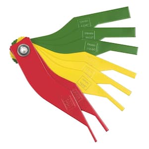 Color Coded Brake Lining Thickness Gauge