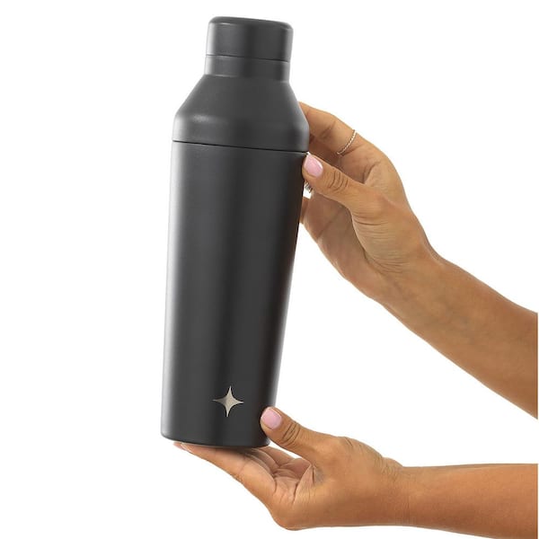 JoyJolt 20 oz. Purple Vacuum Insulated Stainless Steel Cocktail Protein  Shaker JVI10305 - The Home Depot