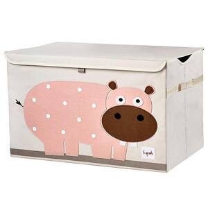 UTCHIP Collapsible Toy Chest Storage Bin for Kids Playroom, Hippo