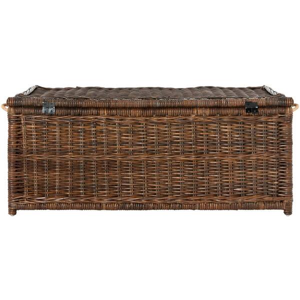 Freeport Brown Wicker Storage Bin – GDFStudio