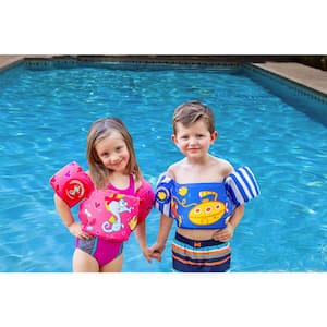 LIL Splashers Swimming Pool Trainer Floats in Pink