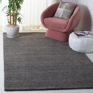 Himalaya Grey Doormat 3 ft. x 5 ft. Solid Color Area Rug