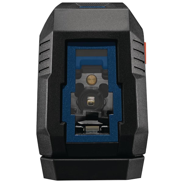 Bosch - 50 ft. Dual Power Battery Red Beam Self-Leveling Cross-Line Laser Level