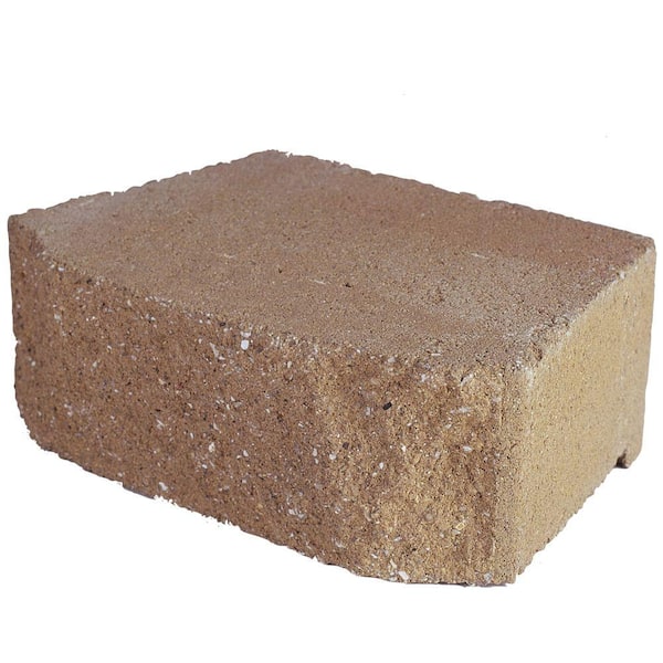 Pavestone 4 in. x 11.75 in. x 6.75 in. Beige Concrete Retaining Wall Block