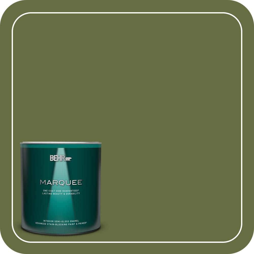 1 qt. #MQ6-62 Coconut Grove One-Coat Hide Semi-Gloss Enamel Interior Paint & Primer price history on PriceWatchPro
