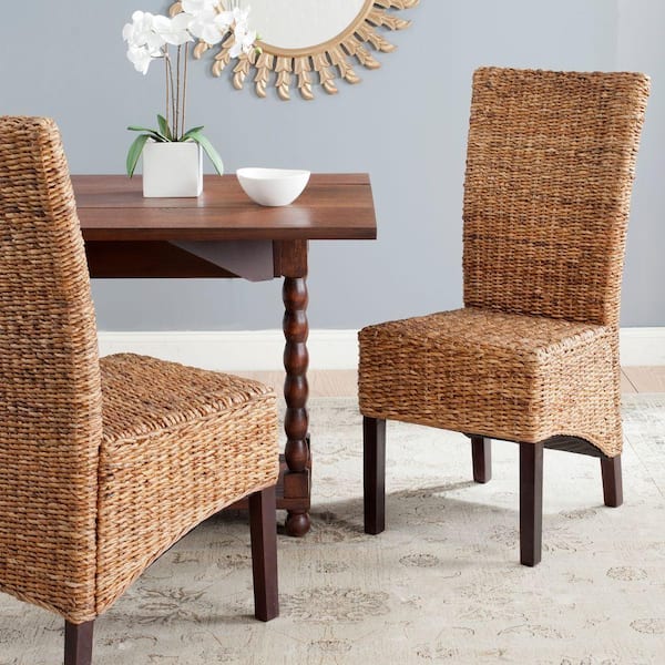 Kiska Beige Wood Side Chair (Set of 2)