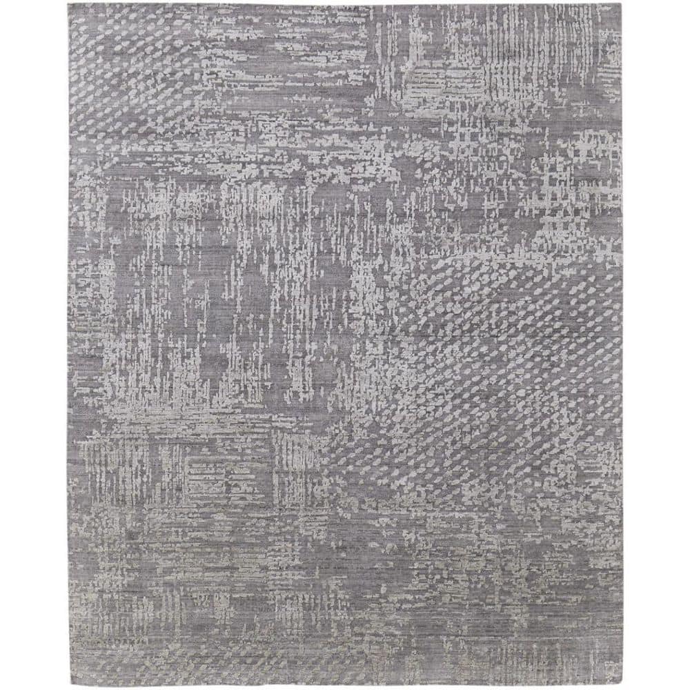 2 ft. x 3 ft. Gray, Silver Abstract Area Rug price history on PriceWatchPro