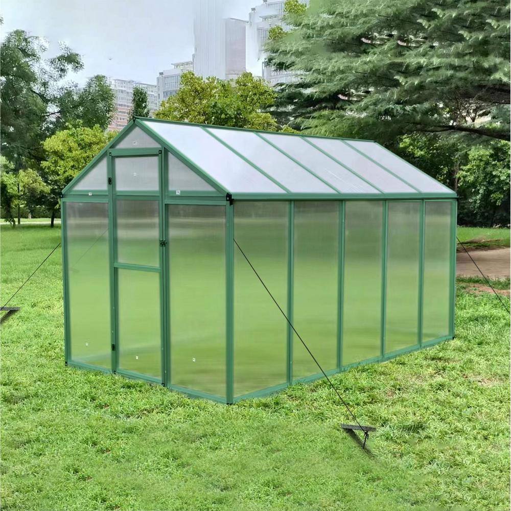 Aluminium Alloy Green Greenhouse 73 in. W x 121 in. D x 86 in. H price history on PriceWatchPro