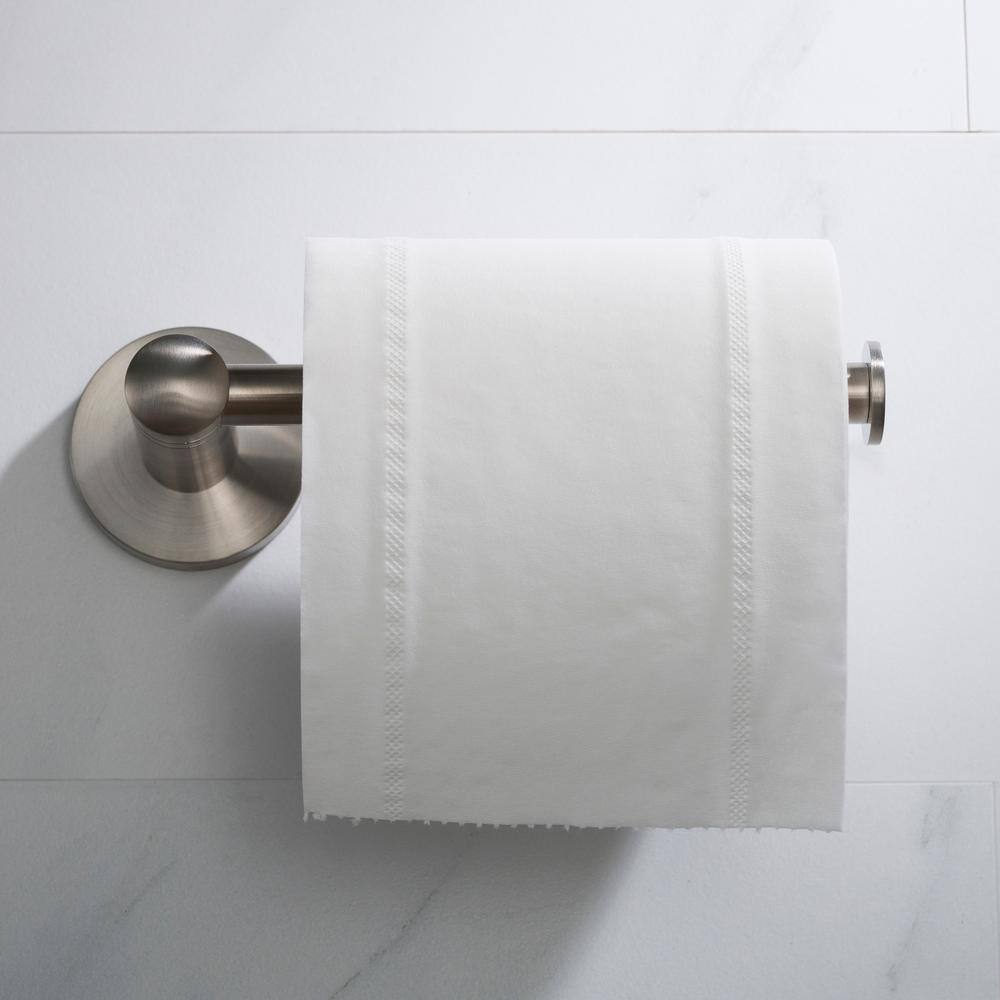 Elie Black Solid Brass Wall Mount Toilet Paper Holder