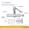 Size 1-5 Heavy Duty Commercial Door Closer - 3 Mounting Styles - ANSI Grade 1, UL 3-Hour Fire, ADA - Aluminum Finish