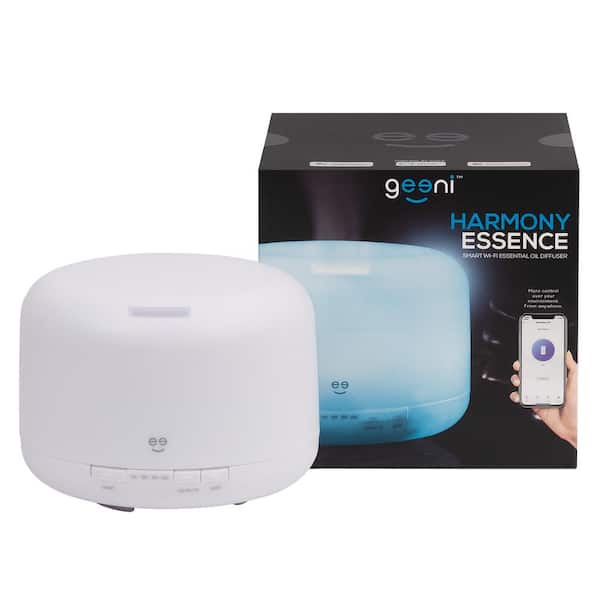 Geeni Smart Wifi Essential Oil Aromatherapy 500ml Ultrasonic Diffuser and Humidifier with Alexa and Google Home Voice Control