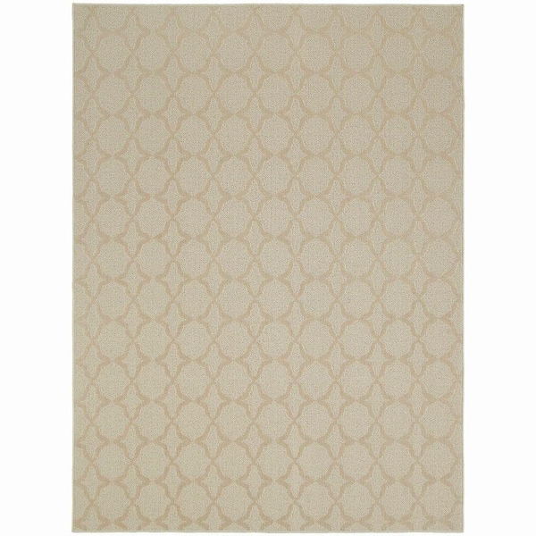 Garland Rug Sparta Tan 5 ft. x 7 ft. Area Rug