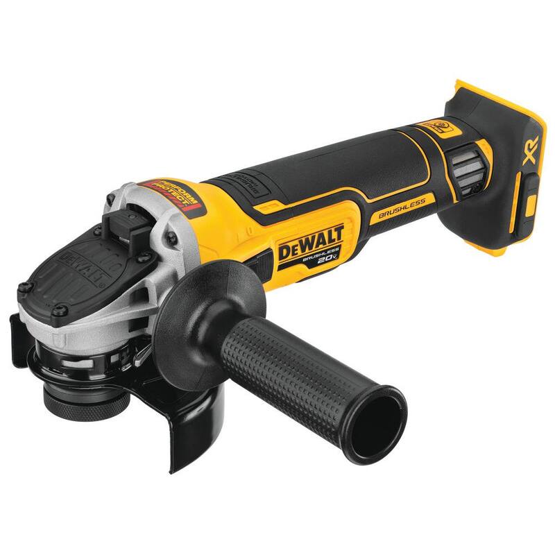 20V MAX Lithium-Ion Cordless 7-Tool Combo Kit and 4.5 in. Small Angle Grinder with 2Ah Battery, 5Ah Battery and Charger