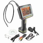 Wireless Recording Borescope Video Inspection System with Camera Probe, 5 in. LCD and Video/Photo Trigger
