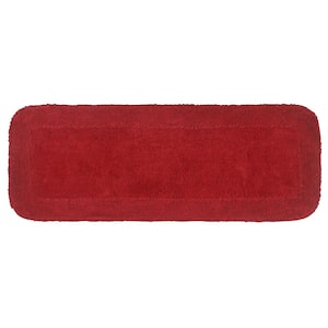 Radiant Collection 100% Cotton Bath Rugs Set, 21 in. x54 in. Runner, Red