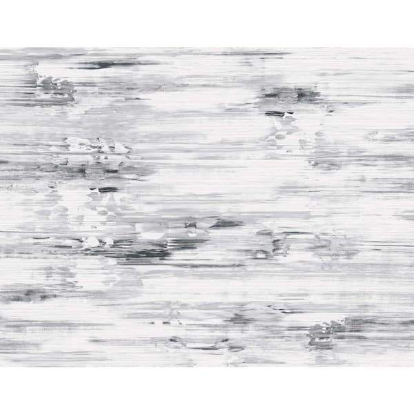Seabrook Designs 60.75 sq. ft. Volcanic Salt Silk Mistral Embossed Vinyl Unpasted Wallpaper Roll