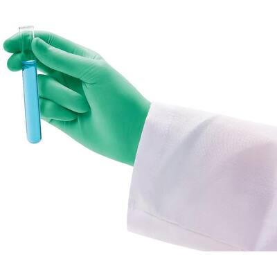 Green Professional Latex Exam Gloves, Powder Free (50-Pairs)