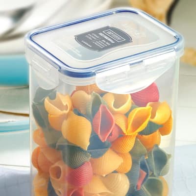 Basicwise Large BPA-Free Plastic Food Cereal Containers with Airtight Spout  Lid (Set of 2) QI003322.2 - The Home Depot