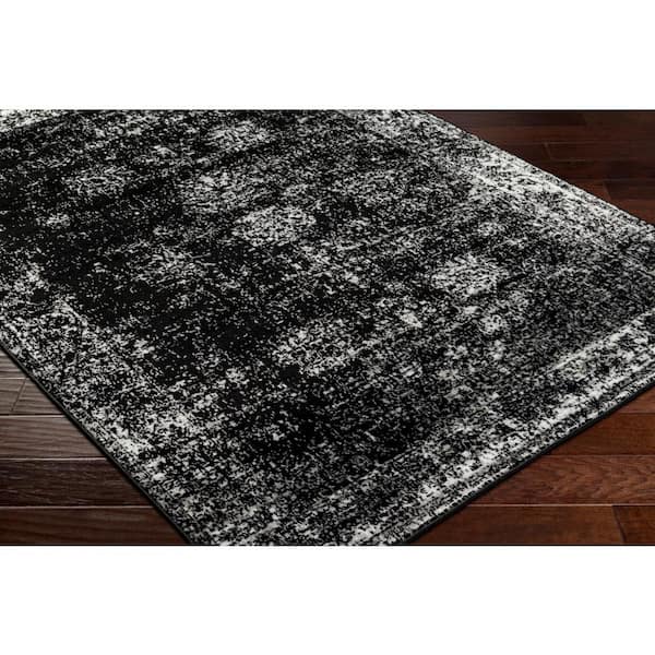 Monte Carlo Black Ombre 9 ft. x 12 ft. Indoor Area Rug