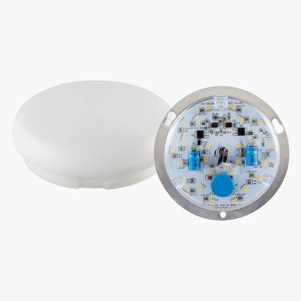 Rozzen Brushed Steel Ceiling Fan LED Light Kit