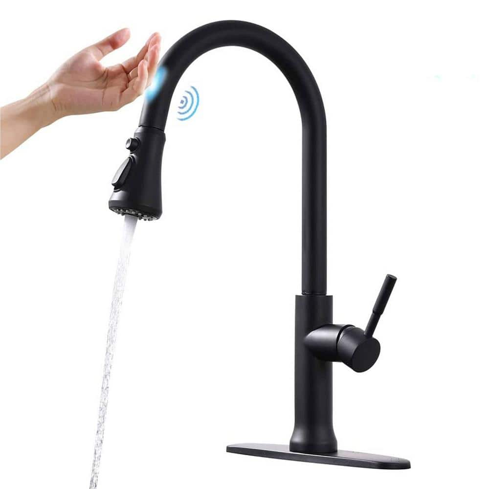 AIMADI Touch Single Handle Pull Down Sprayer Kitchen Faucet with