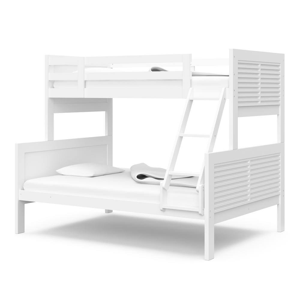 Milo White Twin Over Full Bunk Bed, Thomasville Bunk Beds