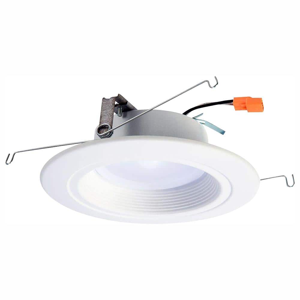 HALO SMD6S6935WHDM SMD 6 Integrated LED Recessed Square Trim Downlight Direct Mount 90 CRI 3500K CCT White 