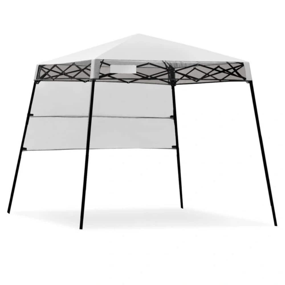 6 ft. x 6 ft. White Slant Leg Pop-Up Canopy with Carry Bag and 4 Stakes price history on PriceWatchPro
