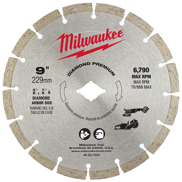 Diamond Premium 9 in. Segmented Blade (1-Pack)