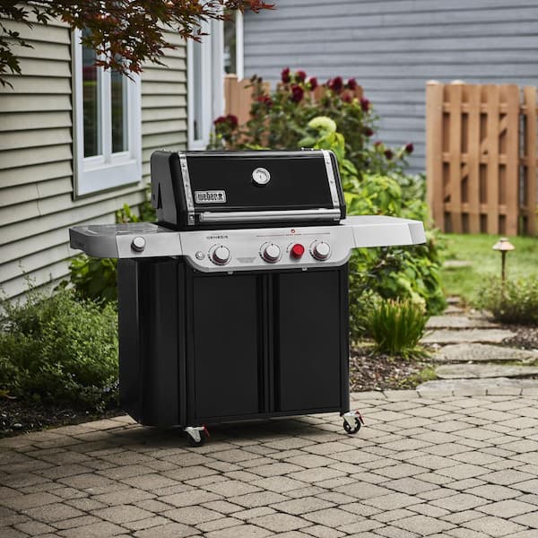 Weber ジェネシス E-335 3バーナー 35410013 Weber Genesis E-335 3-Burner Natural Gas Grill in Black with Full