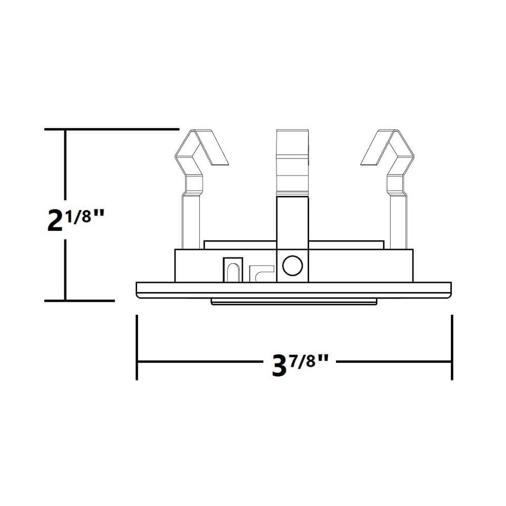 White Modern Recessed LED Wall Mount Light Fixture