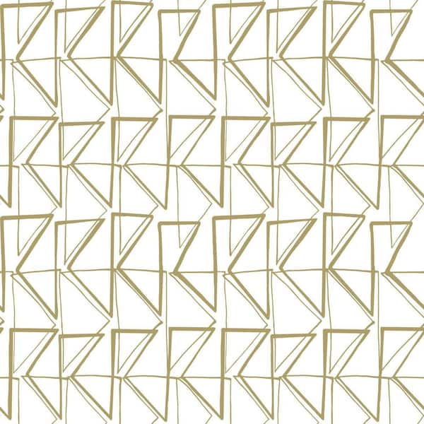 York Wallcoverings 34.17 sq. ft. Love Triangles Peel and Stick Wallpaper