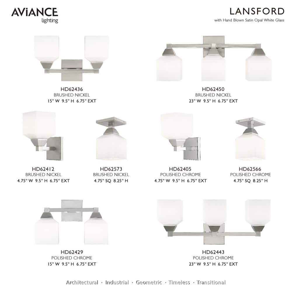 Aragon Polished Chrome 1-Light Sconce with Satin Opal White Glass