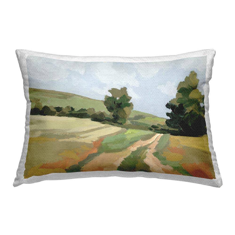 Modern Country Pathway Outdoor Printed Throw Pillow by Victoria Barnes price history on PriceWatchPro