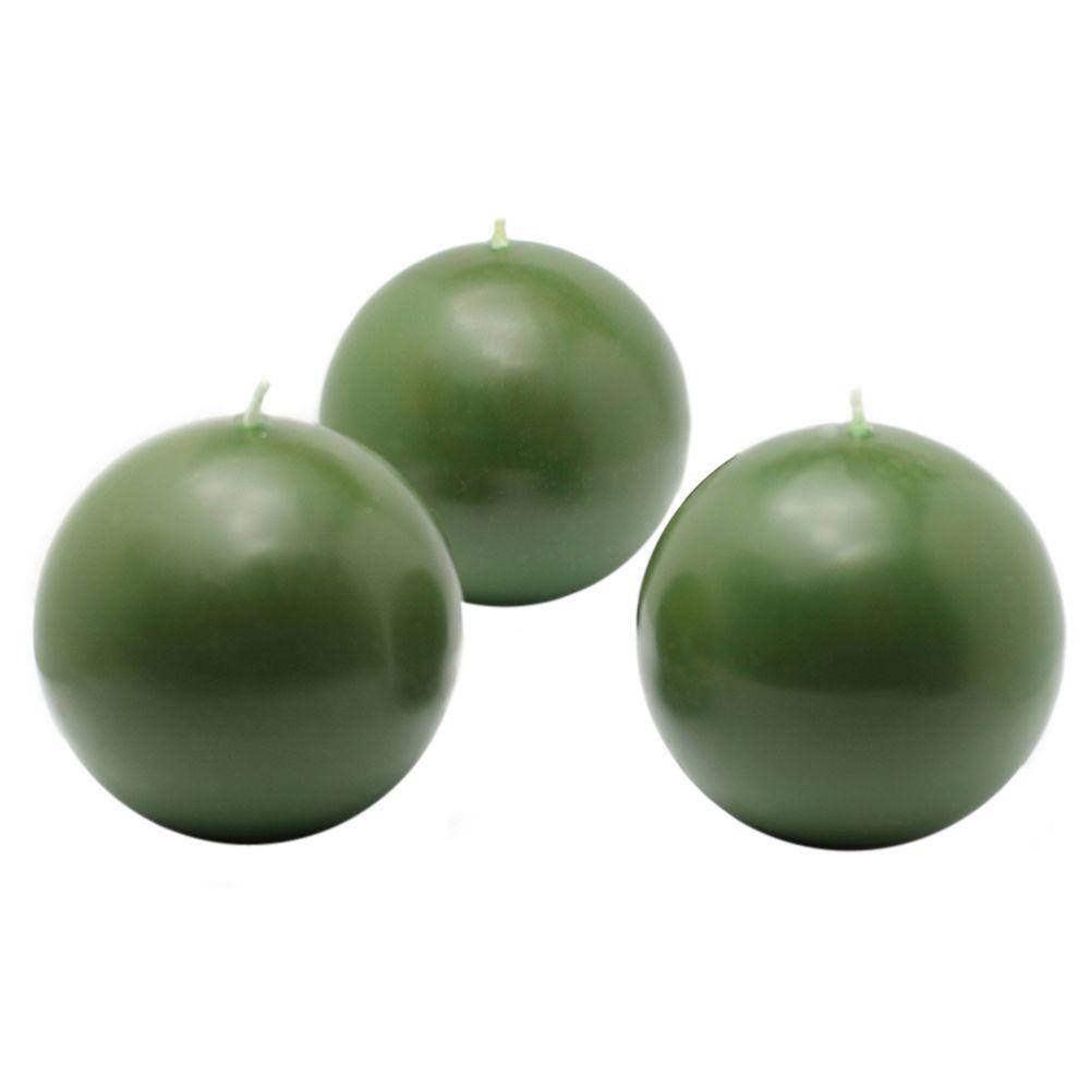 UPC 685024158533 product image for Zest Candle 3 in. Hunter Green Ball Candles (6-Box) | upcitemdb.com