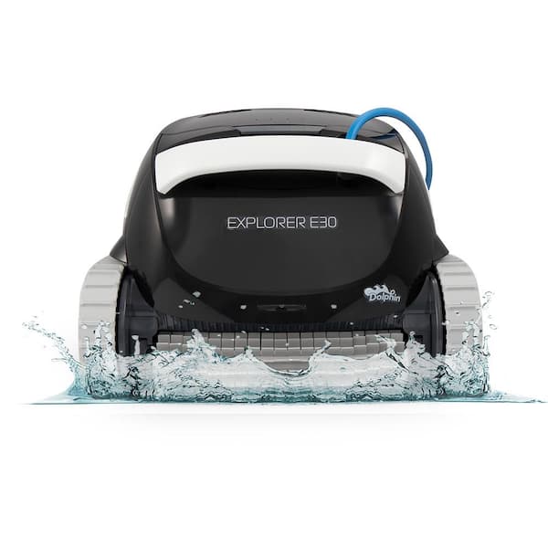 Dolphin Explorer E30 Robotic Vacuum Pool Cleaner for In-Ground Swimming Pools up to 50 ft.