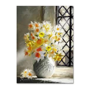 24 in. x 18 in. "Daffodils At Window" by The Macneil Studio Printed Canvas Wall Art
