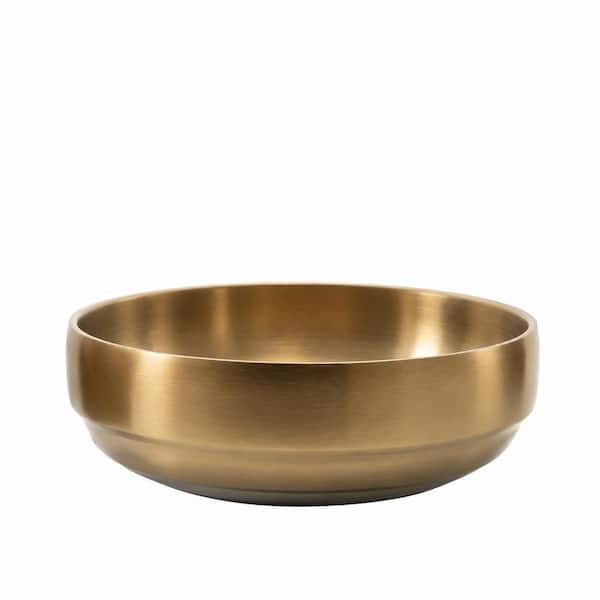 【新品】spicygem meteorite bowl F2 brass KHKFY 34 fl. oz. Gold Stainless Steel Serving and Mixing Bowl