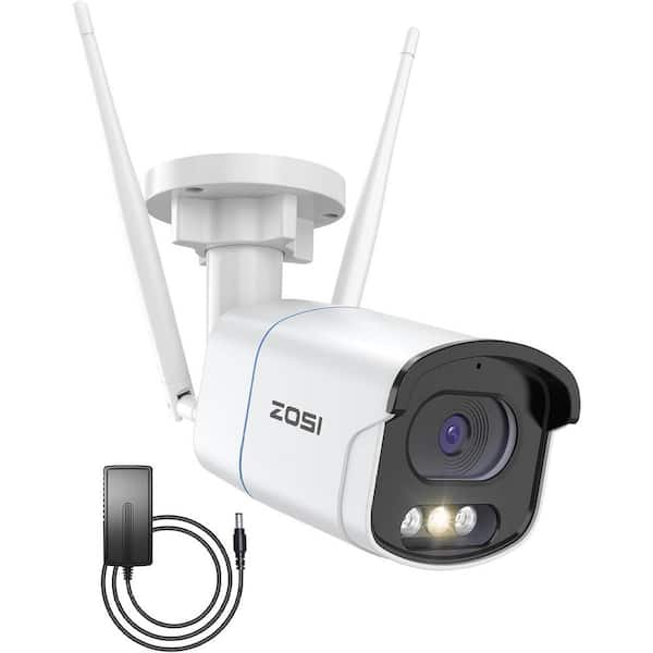 ZOSI ZG1864M 4MP Add-On Outdoor Wireless Security Camera with Starlight Night Vision, Only Work with NVR Model ZR08UU