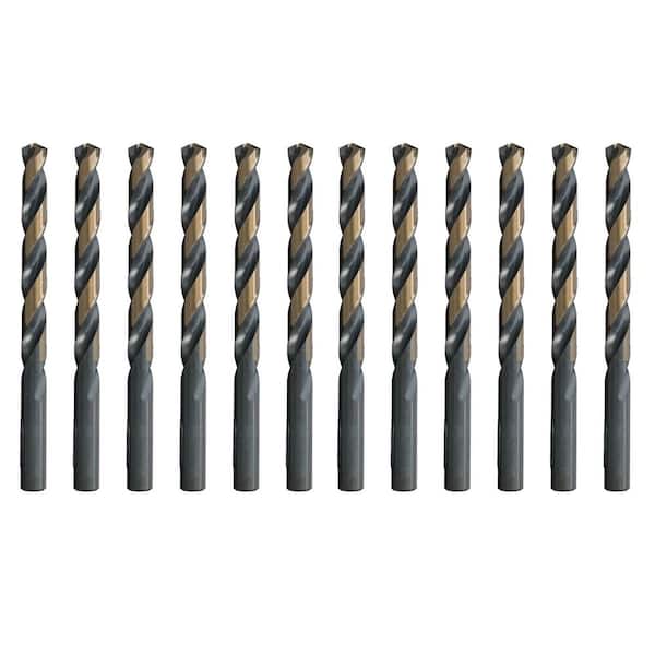 #37 High Speed Steel Killer Force Drill Bit (12-Pieces)