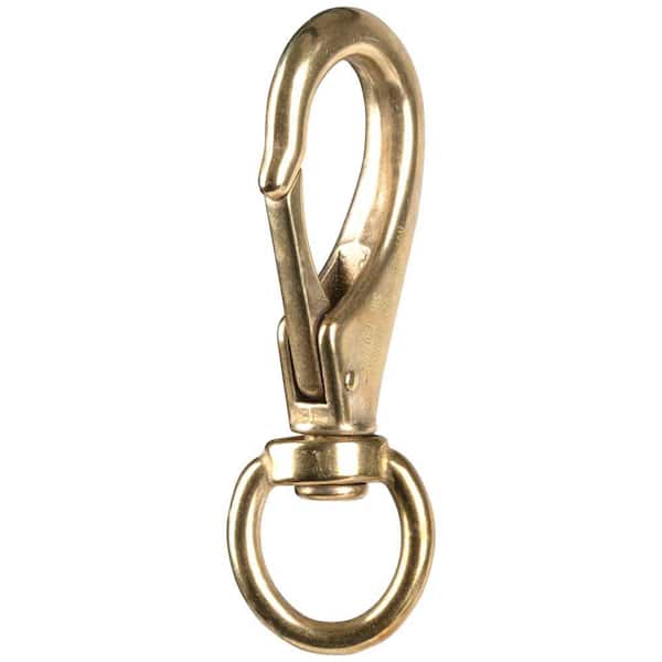221 3/8 Natural Brass, Mini Swivel Lever Snap, Solid Brass-ll -  Canada