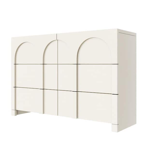 Glossy Column Shelf W/ Drawers